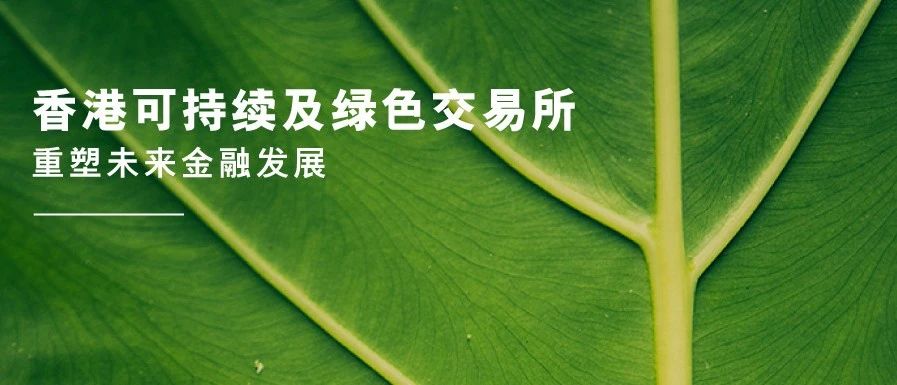 香港交易所计划设立全新可持续及绿色交易所